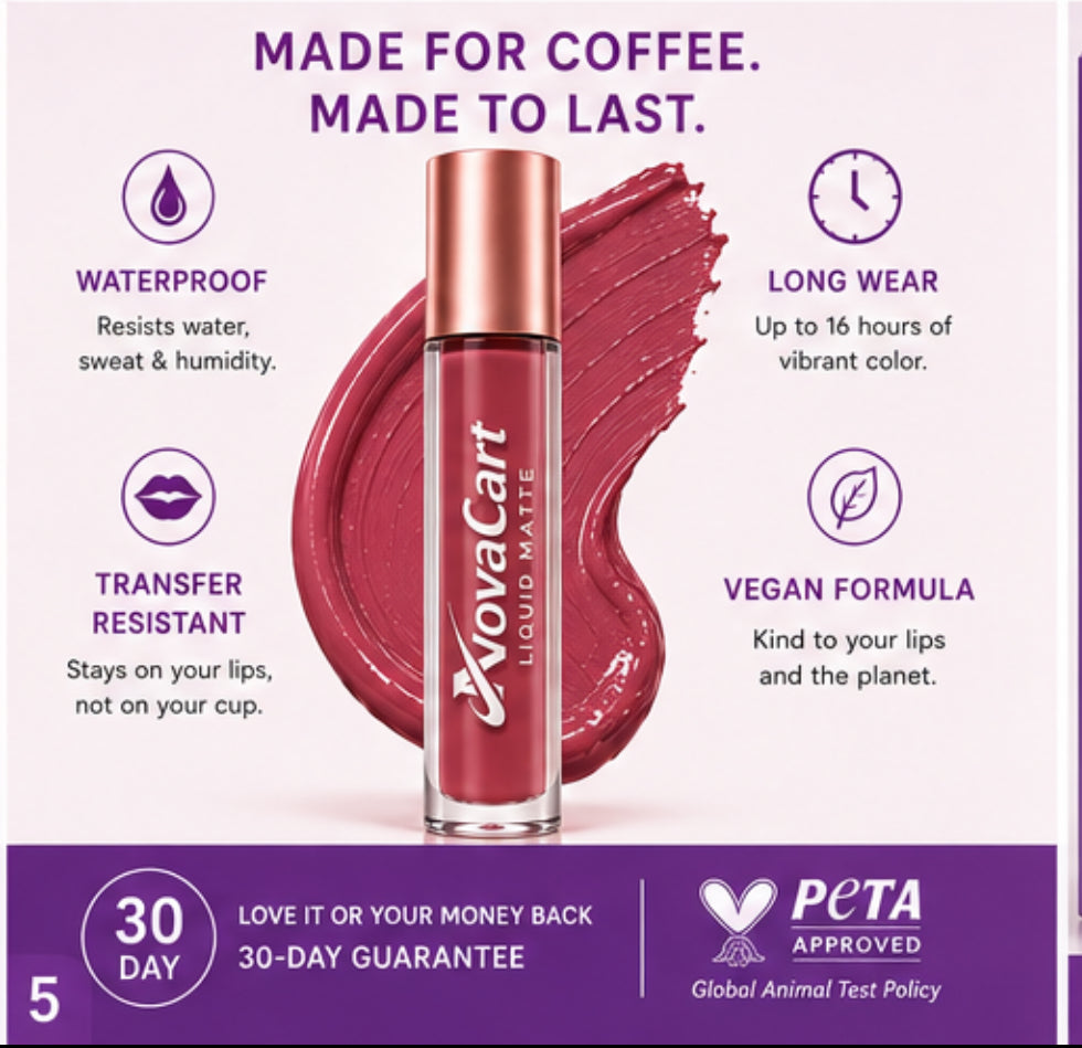 NovaCart Waterproof Lip Gloss